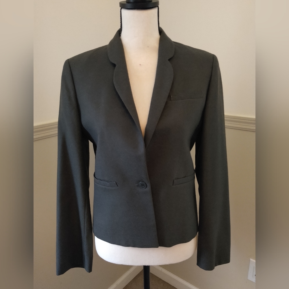 Women's Victoire 100% wool blazer Grey size 8